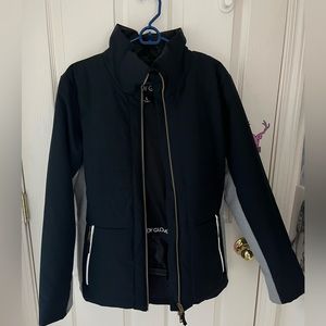 Snow jacket with detachable hood